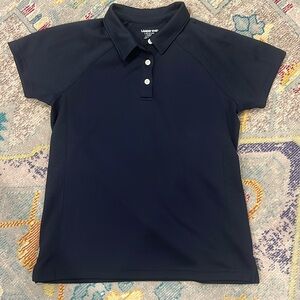 Lands’End Polo Size L(14) Navy